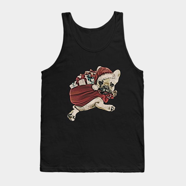 french bulldog christmas gift Tank Top by Collagedream